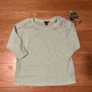 Forever 21 Studded Sweater